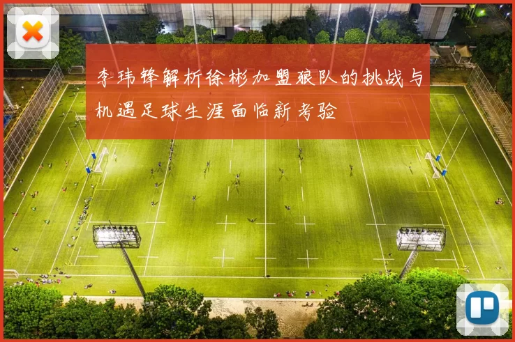 李玮锋解析徐彬加盟狼队的挑战与机遇足球生涯面临新考验