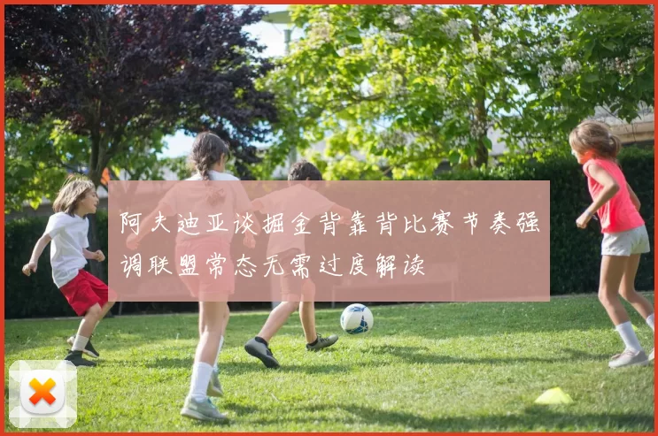 阿夫迪亚谈掘金背靠背比赛节奏强调联盟常态无需过度解读